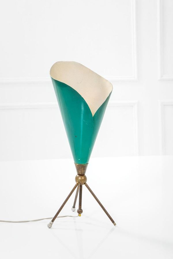 Angelo Lelii : Lampada da tavolo
Ottone, all  - Auction Spring Design - Incanto Casa d'Aste e Galleria