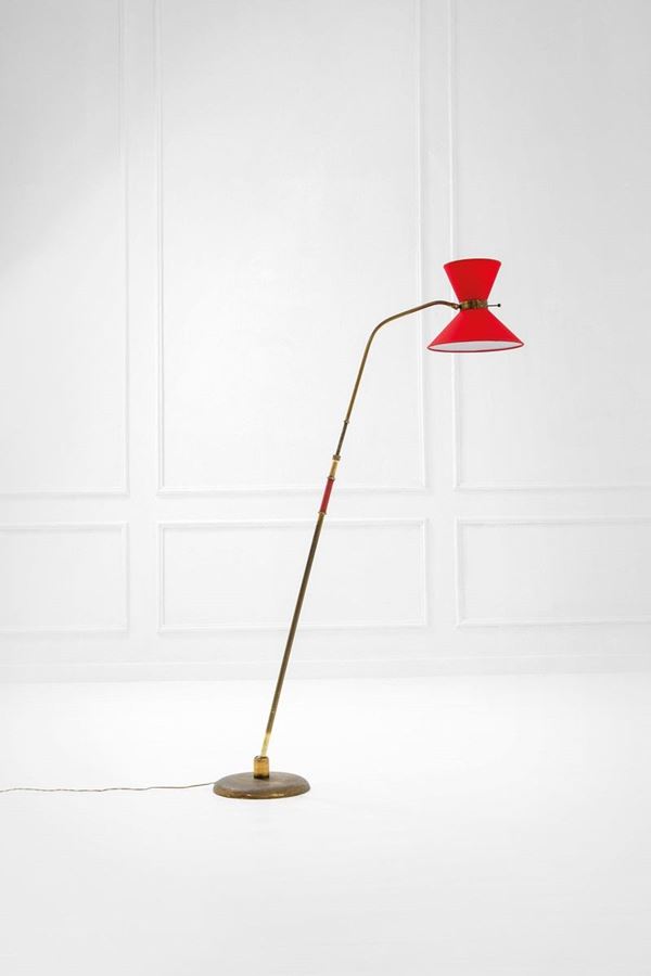 Robert Mathieu : Lampada da terra estensibile e  - Auction Spring Design - Incanto Casa d'Aste e Galleria