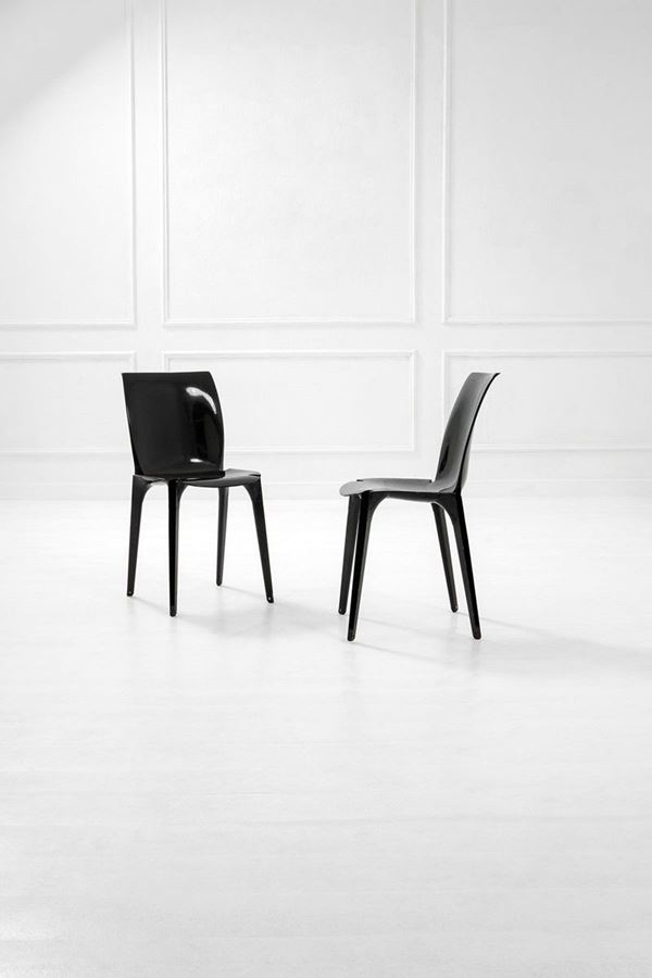 Marco Zanuso : Due sedie mod. Lambda 
Lamier  - Asta Spring Design - Incanto Casa d'Aste e Galleria