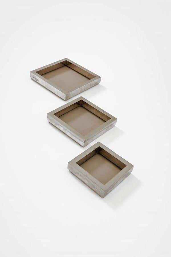 Willy Rizzo : Set composto da tre svuotatasc  - Asta Spring Design - Incanto Casa d'Aste e Galleria