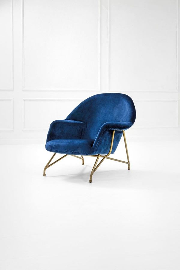Poltrona 
Legno, gommapiuma,   - Auction Spring Design - Incanto Casa d'Aste e Galleria