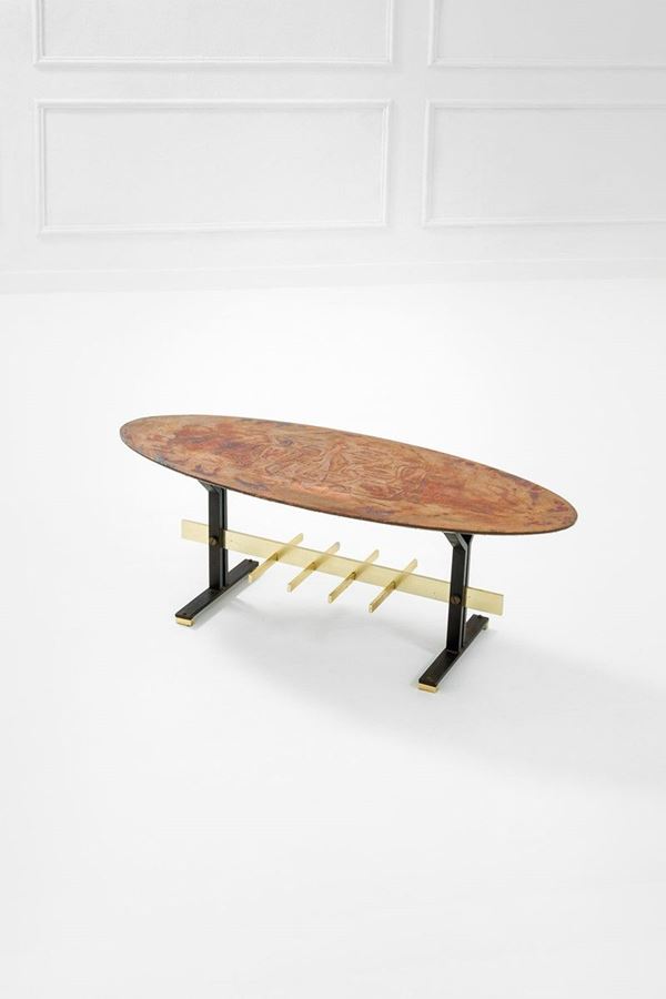 Tavolino
Rame acidato, ferro   - Asta Spring Design - Incanto Casa d'Aste e Galleria