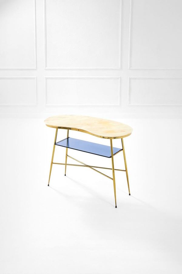Console 
Ottone, marmo, vetro  - Auction Spring Design - Incanto Casa d'Aste e Galleria