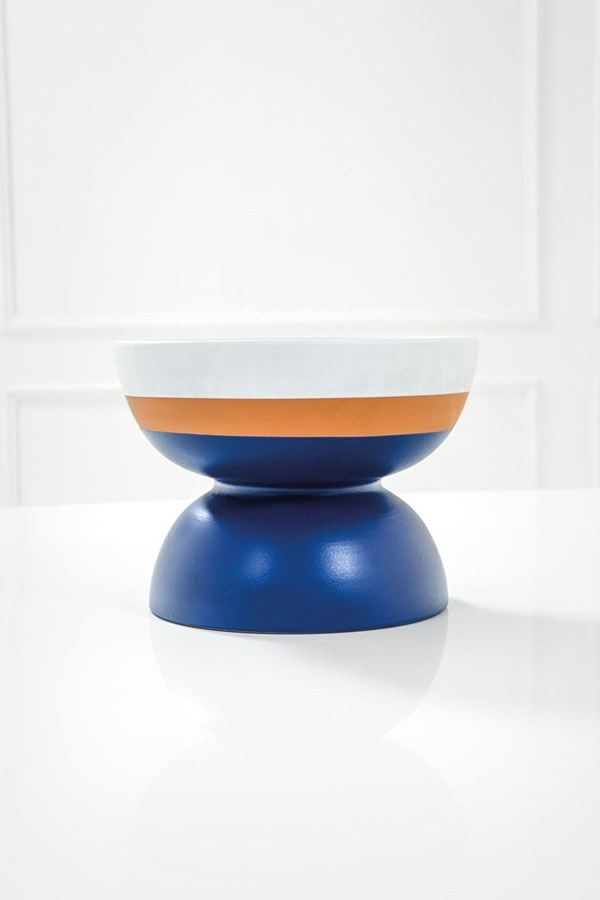 Ettore Sottsass : Centrotavola
Ceramica.
Prod.  - Auction Spring Design - Incanto Casa d'Aste e Galleria