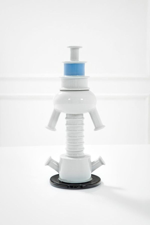 Ettore Sottsass : Vaso Tigris
Porcellana colora  - Asta Spring Design - Incanto Casa d'Aste e Galleria
