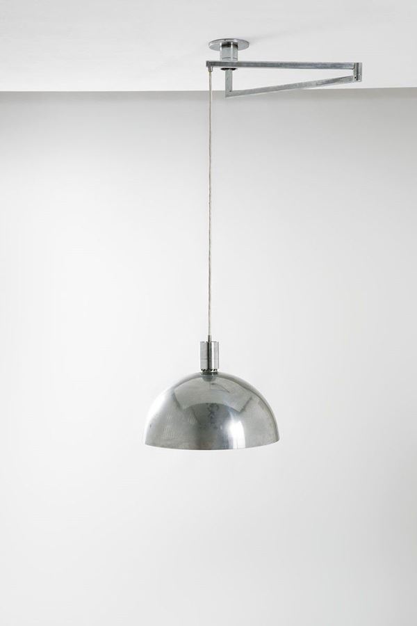 Franco Albini : Lampada a sospensione con brac  - Asta Spring Design - Incanto Casa d'Aste e Galleria
