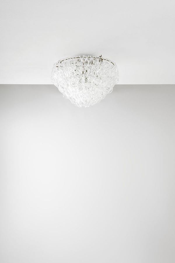 Angelo Mangiarotti : Lampada a plafone mod. Giogali  - Asta Spring Design - Incanto Casa d'Aste e Galleria