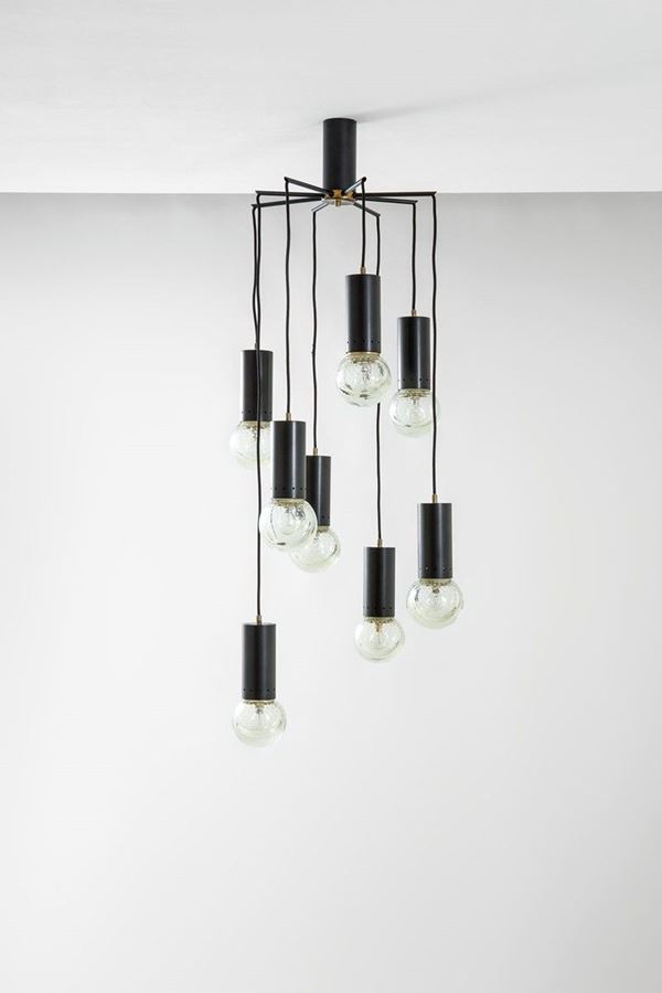 Seguso Vetri d'Arte : Grande lampadario a otto luci   - Asta Spring Design - Incanto Casa d'Aste e Galleria