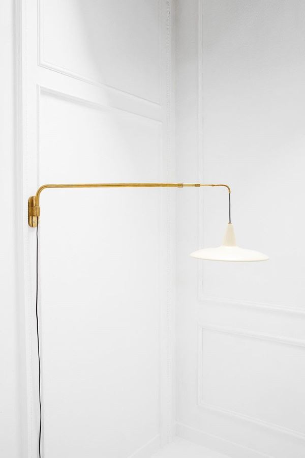 Lampada da parete estensibile   - Asta Spring Design - Incanto Casa d'Aste e Galleria