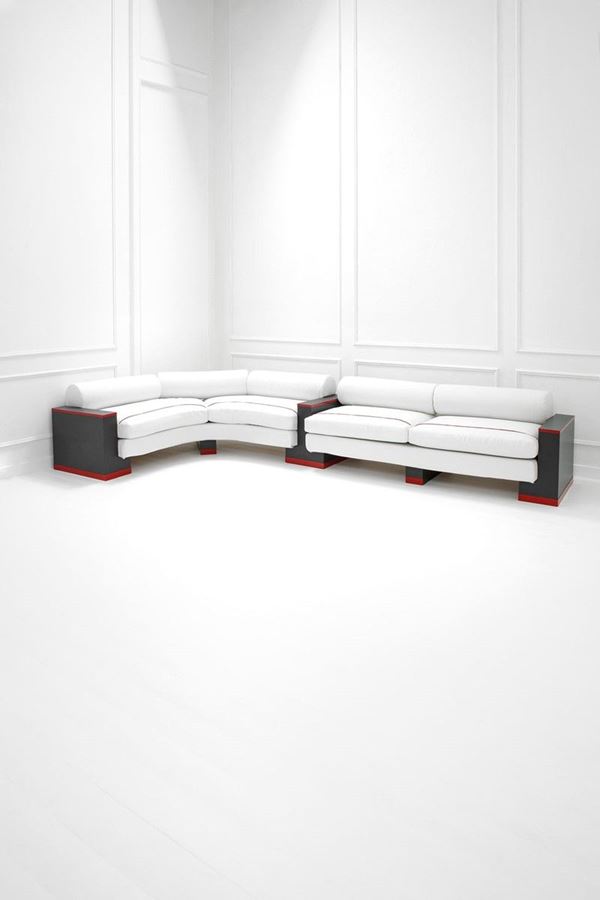 Ico Parisi : Divano ad angolo
Legno, lamin  - Auction Spring Design - Incanto Casa d'Aste e Galleria
