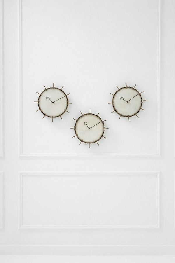 Gio Ponti (attr.) : Tre orologi da parete 
Ottone  - Auction Spring Design - Incanto Casa d'Aste e Galleria