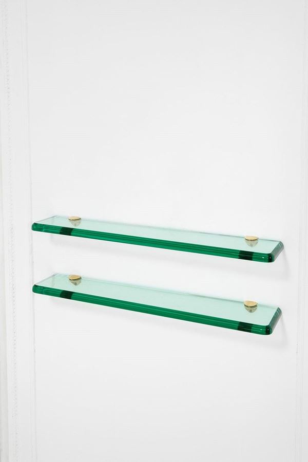 Fontana Arte : Due mensole 
Cristallo di for  - Auction Spring Design - Incanto Casa d'Aste e Galleria
