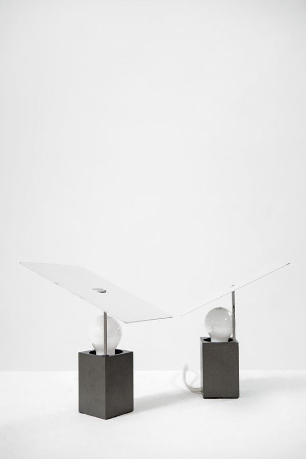 Antonio Macchia Cassia : Due lampade da tavolo mod. 610  - Auction Spring Design - Incanto Casa d'Aste e Galleria
