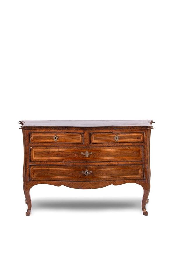 Com&#242; a quattro cassetti, due p  - Asta Antiquariato - Incanto Casa d'Aste e Galleria