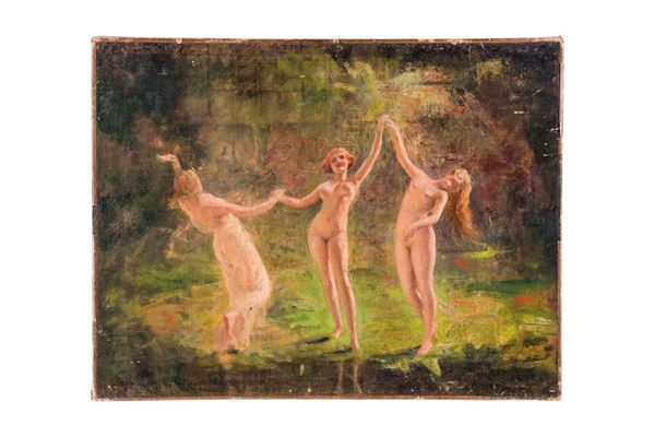Jean Jacques Henner - Le tre grazie
Olio su tela fi