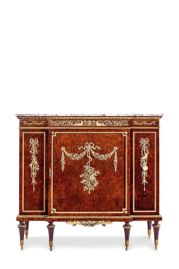 Francois Linke : Importante credenza in mogano   - Asta Antiquariato - Incanto Casa d'Aste e Galleria