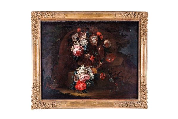 Natura morta con fiori e frutt