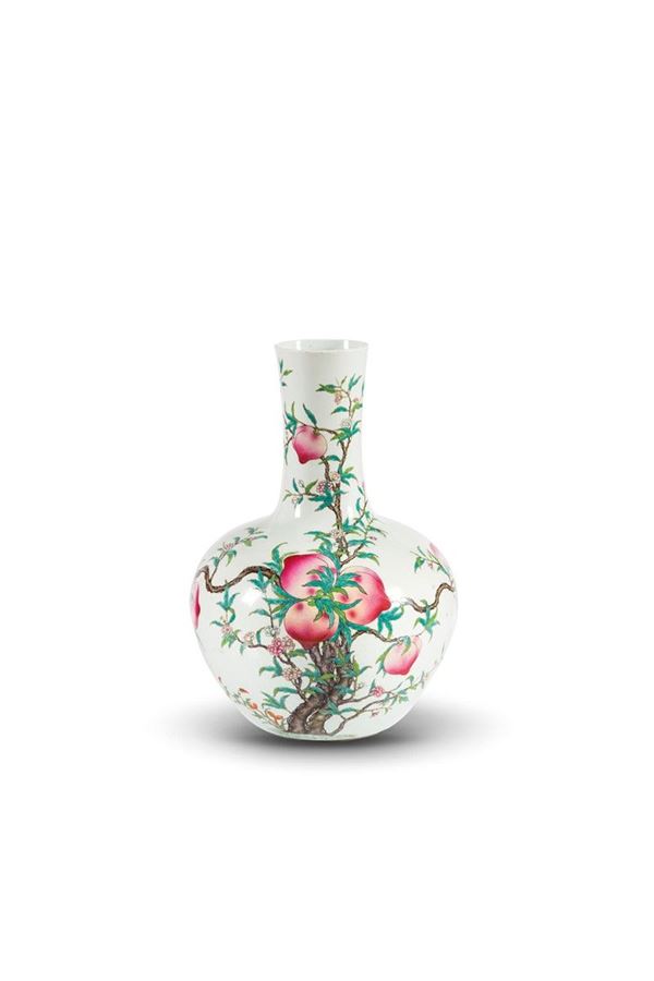Grande vaso a bottiglia in por  - Asta Antiquariato - Incanto Casa d'Aste e Galleria