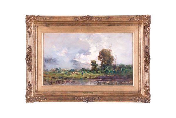 Carlo Follini - In val di Susa
Olio su tavola