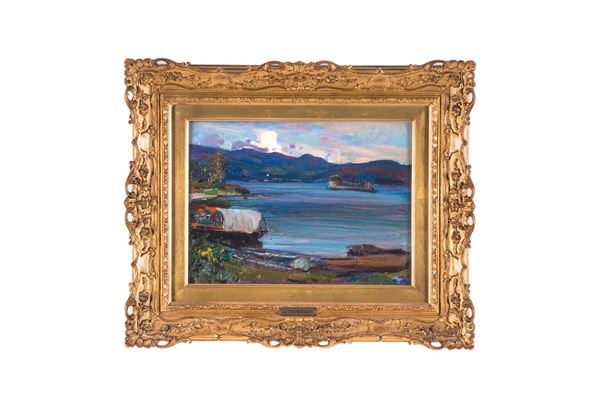 Andrea Tavernier - Sul lago Maggiore
Olio su tav