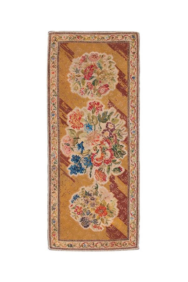 Tappeto a piccolo e grande pun  - Asta Antiquariato - Incanto Casa d'Aste e Galleria