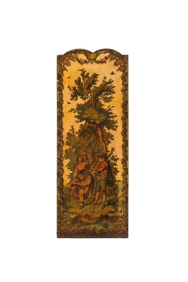 Quattro pannelli decorativi in