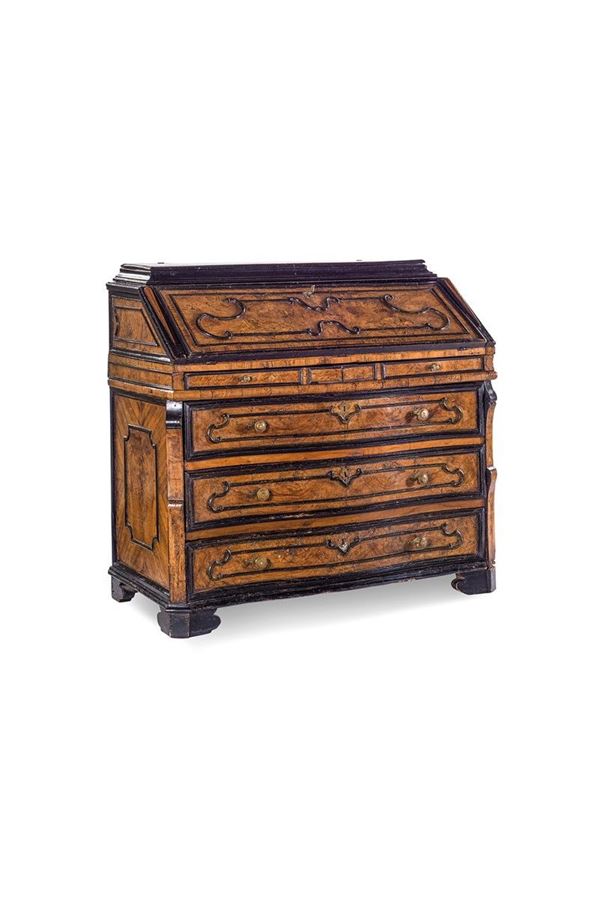 Ribalta impiallacciata in radi  - Asta Antiquariato - Incanto Casa d'Aste e Galleria
