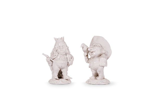 Due piccole sculture in porcel  - Asta Antiquariato - Incanto Casa d'Aste e Galleria