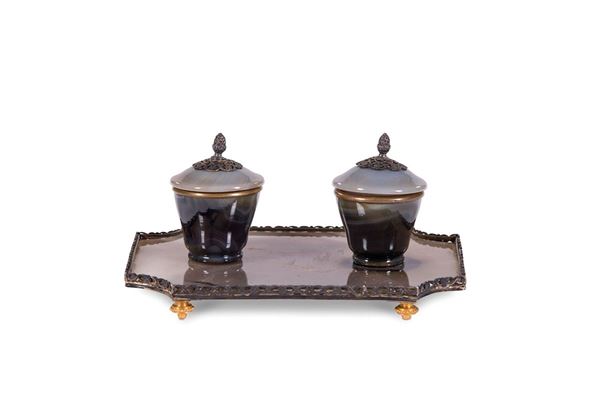 Calamaio di forma rettangolare  - Asta Antiquariato - Incanto Casa d'Aste e Galleria