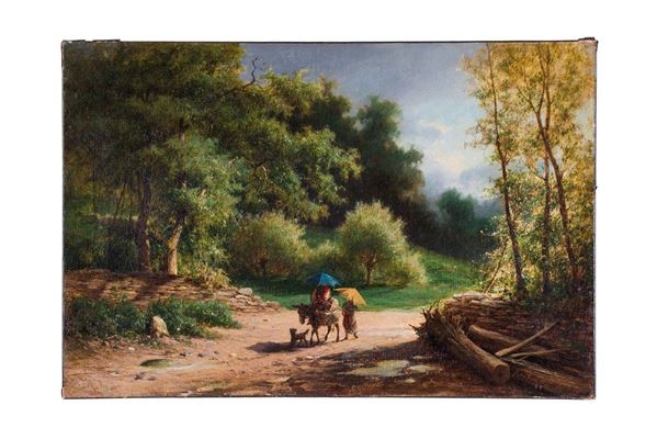 Vittorio Benisson - Sul finire del temporale
Olio