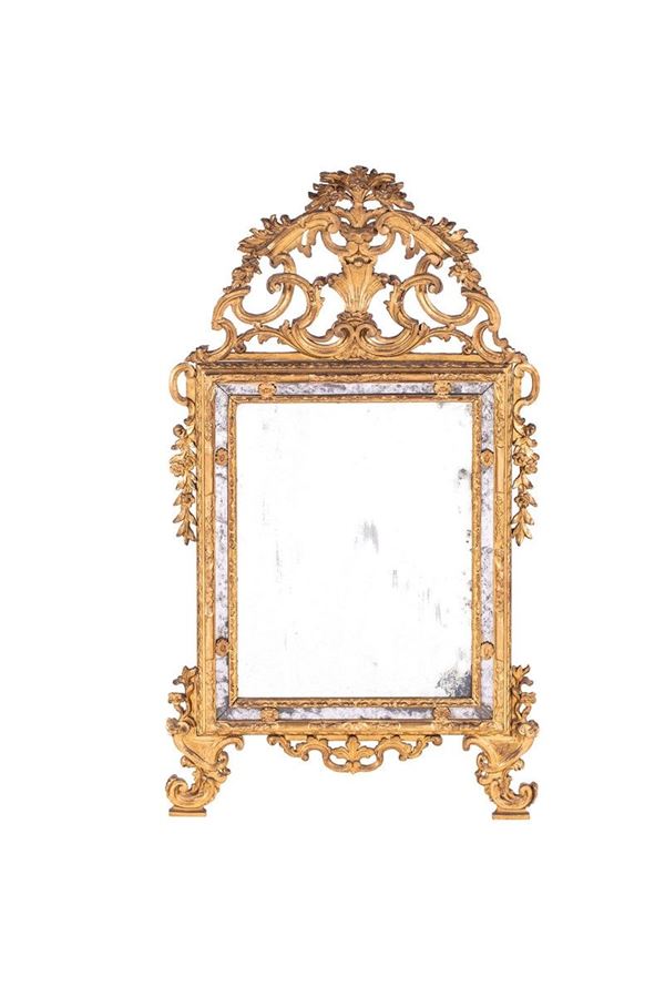 Specchiera a doppia cornice di  - Asta Antiquariato - Incanto Casa d'Aste e Galleria