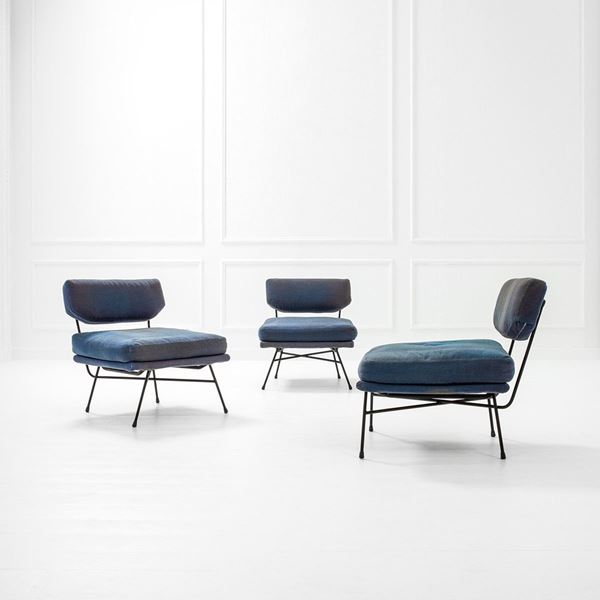 Studio B.B.P.R. - Tre poltrone mod. Elettra
Met
