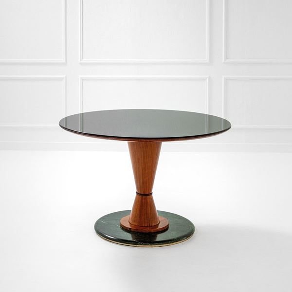 Mario Quarti (attr.) : Tavolo
Legno, marmo, cristall  - Asta Design first - Incanto Casa d'Aste e Galleria