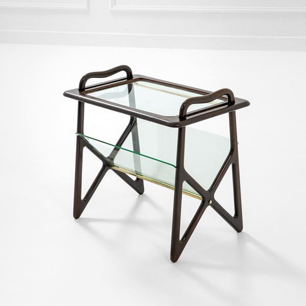 Cesare Lacca : Tavolino con vassoio estraibil  - Asta Design first - Incanto Casa d'Aste e Galleria