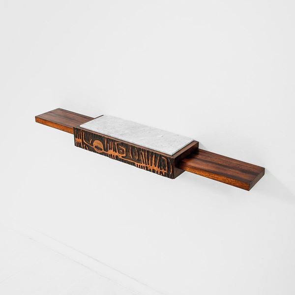 Scuola di Torino - Console pensile
Legno scolpit