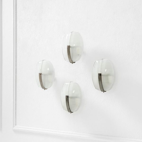 Vico Magistretti : Quattro lampade da parete mod.  - Asta Design first - Incanto Casa d'Aste e Galleria