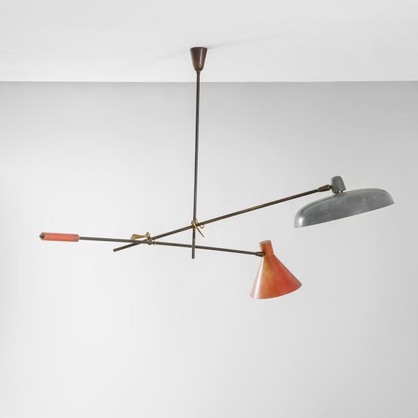 Lampada a sospensione a due br  - Auction Design first - Incanto Casa d'Aste e Galleria