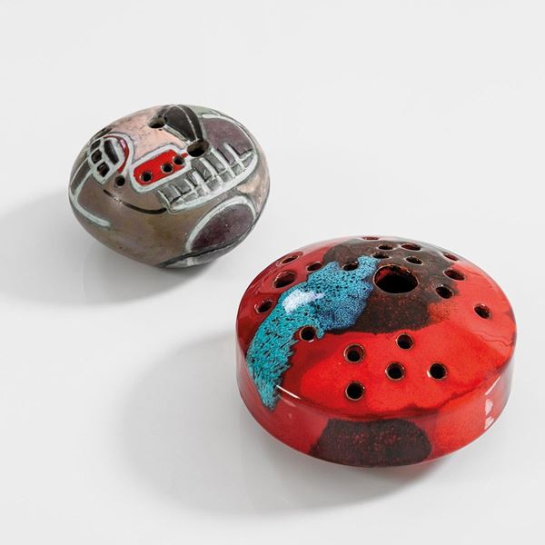 Victor Cerrato : Due sculture
Ceramica policro  - Asta Design first - Incanto Casa d'Aste e Galleria
