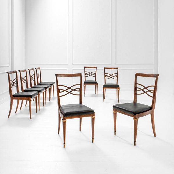 Otto sedie
Legno di palissand  - Asta Design first - Incanto Casa d'Aste e Galleria