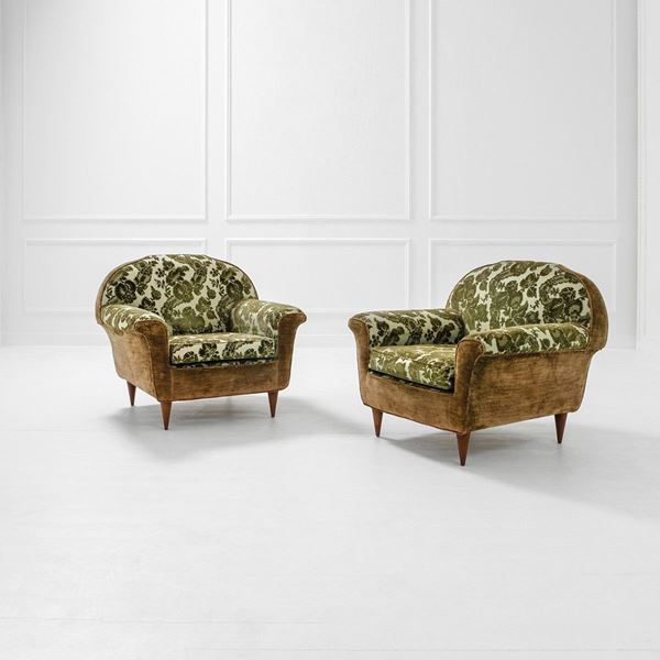 Coppia di poltrone
Legno, tes  - Auction Design first - Incanto Casa d'Aste e Galleria