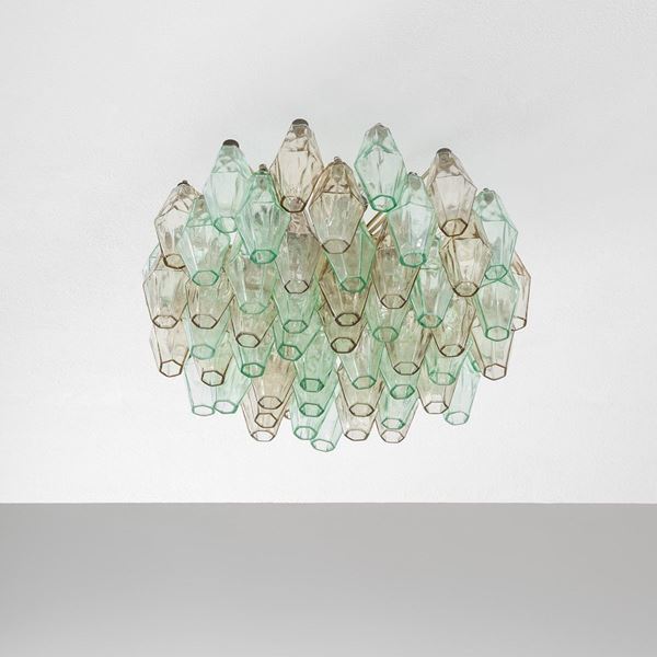 Venini : Lampadario mod. Poliedri
Vetr  - Auction Design first - Incanto Casa d'Aste e Galleria