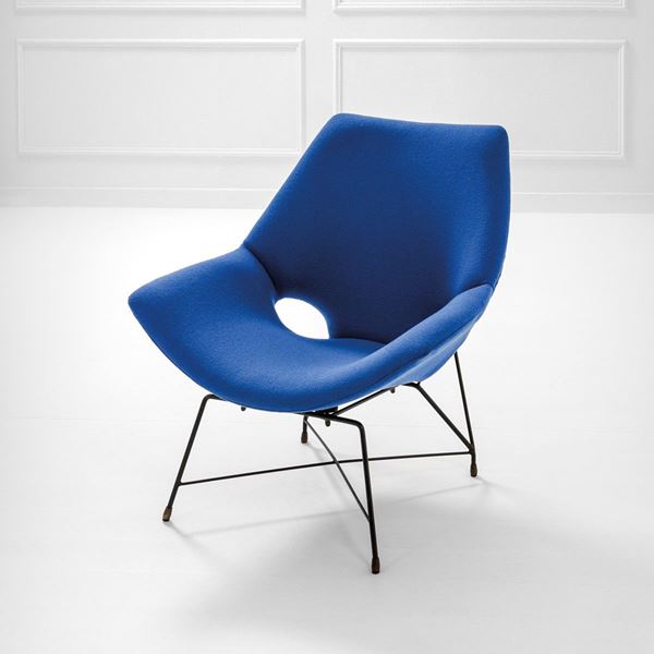 Augusto Bozzi : Poltrona
Metallo smaltato, ot  - Asta Design first - Incanto Casa d'Aste e Galleria