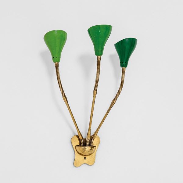 Angelo Lelii : Lampada da parete
Alluminio l  - Auction Design first - Incanto Casa d'Aste e Galleria