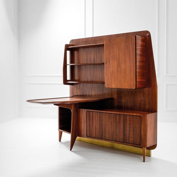 Dassi : Libreria con scrivania integra  - Asta Design first - Incanto Casa d'Aste e Galleria
