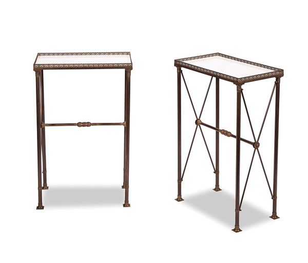 Coppia di tavolini in bronzo i  - Asta Antiquariato, Pittura, Oggetti d'arte, Porcellana, Arte Moderna - Incanto Casa d'Aste e Galleria