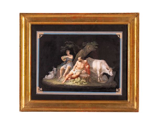 Ludwing Rullmann - Scena mitologica
Gouache su c