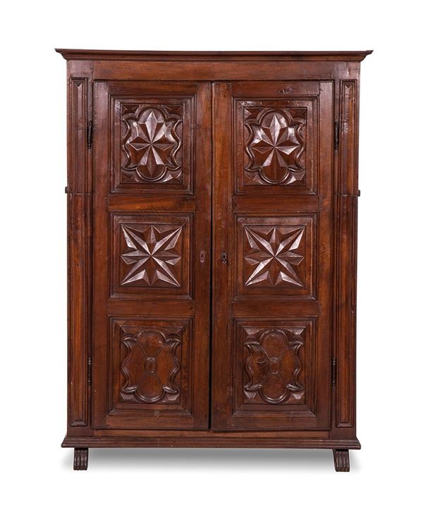 Com&#242; in noce e radica di noce,  - Asta Antiquariato, Pittura, Oggetti d'arte, Porcellana, Arte Moderna - Incanto Casa d'Aste e Galleria