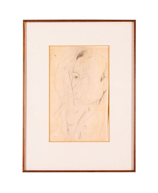 Portrait d&#39;homme
Disegno eseg  - Auction Dipinti del XX secolo - Incanto Casa d'Aste e Galleria