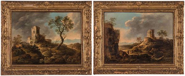 Pittore fiammingo del XVIII
P  - Asta Antiquariato, Pittura, Oggetti d'arte, Porcellana, Arte Moderna - Incanto Casa d'Aste e Galleria