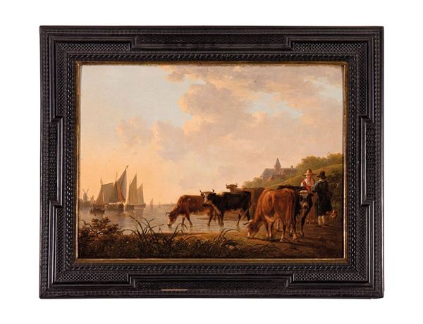 Pittore fiammingo del XVIII se  - Auction Dipinti del XX secolo - Incanto Casa d'Aste e Galleria